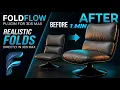 How to Create Realistic Fabric Leather Folds in 3ds Max FoldFlow Tutorial