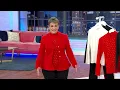Studio Park X Jane Treacy Mock Neck Rhinestone Knit Top on QVC