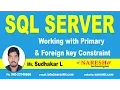 Working with Primary Foreign key Constraint in SQL Server SQL Server Tutorial