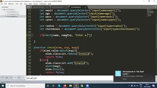 Javascript Form Validation I Day 43