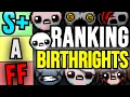 Ranking Isaac BIRTHRIGHTS By Their USEFULNESS