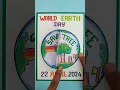 world earth day making card Save Earth drawing