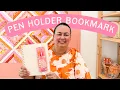 How to Sew a Pen Holder Bookmark - Quick Gift Idea to Sew