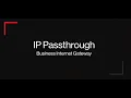 Verizon Internet Gateway IP Passthrough Setup Verizon Business