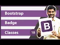 Bootstrap Badge Classes - Bootstrap Tutorial 18