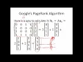 Google s PageRank Algorithm