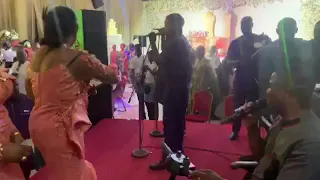 bobrisky u0026 yinka ayefele on stage