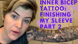 Inner Bicep Tattoo Part 2