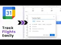 How to Add Flights to Google Calendar Travel Itinerary Tracking
