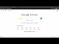 Google Scholar Keyword Citation Searching