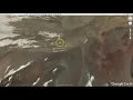 Andes Plane Crash route and location from Google Earth