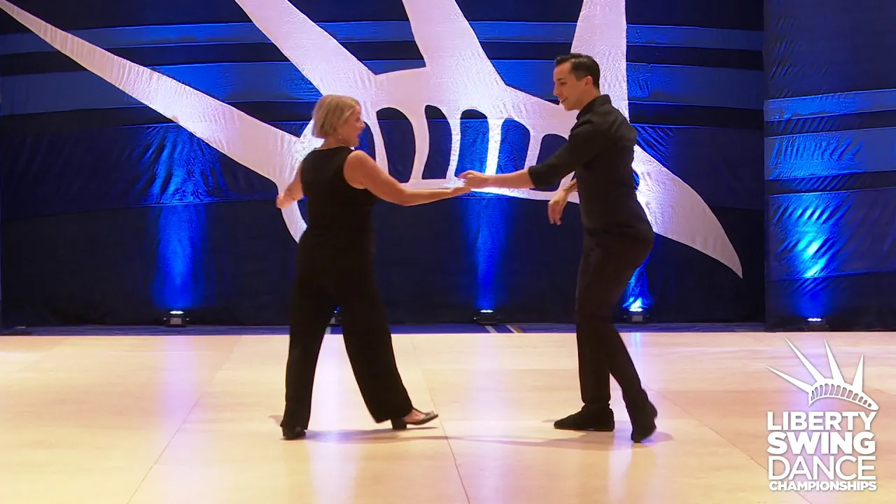 Liberty Swing 2019 Pro Am Routine Follower Geri Smith Osborne with Hugo Miguez