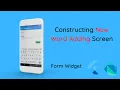 Constructing Form For Word Addition Selfmade Dictionary Form Widget Global Key Flutter