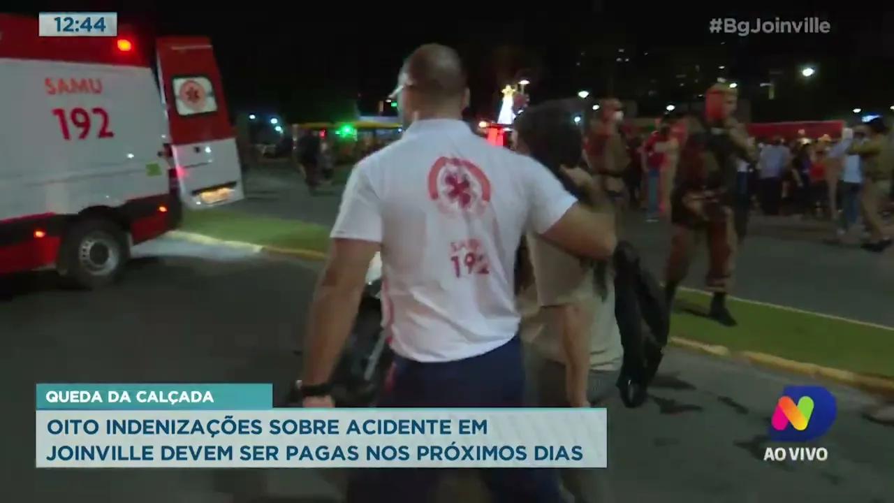 Queda da calçada: oito indenizações sobre acidente em Joinville devem ser pagas nos próximos dias