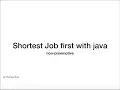 sjf with java