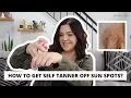 HOW TO GET SELF TANNER OFF SUN SPOTS TIPS TRIPS BY A PRO SPRAY TAN ARTIST