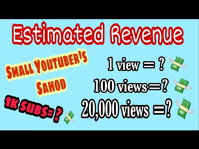 MAGKANO NGA BA ANG KITA NG ISANG SMALL YOUTUBER (My Estimated Revenue)? | Philippines 2020