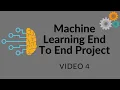 Machine Learning End To End Project - Flask Application
