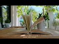 【昼カフェBGM】緑の見える静かなカフェで過ごすやさしいボサノバ｜読書・作業｜Green Window Café｜Read, Work