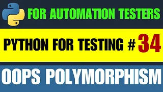 Python for Testers Polymorphism