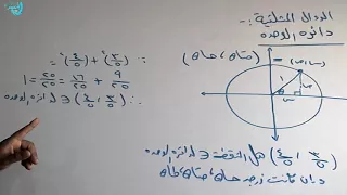 دائرة الوحدة والدوال المثلثية الدرس الثالث حساب مثلثات الصف الاول الثانوى 2018  دائرة الوحدة والدوال المثلثية الدرس الثالث حساب مثلثات الصف الاول الثانوى 2018