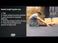Monkey-Method Seated single leg pike ups