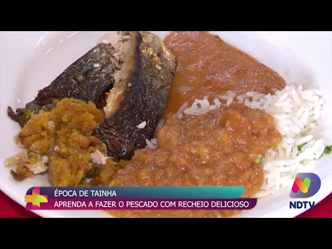 Aprenda a preparar tainha recheada com receita do Mercado Público