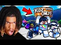 I Snuck Into KIDS ONLY CLAN in The Strongest Battlegrounds!