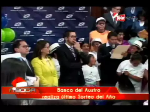Banco del Austro realiza ultimo sorteo del año
