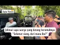 Lagu Jokowi Sapa Warga yang Datang ke Rumahnya di Akhir Pekan.