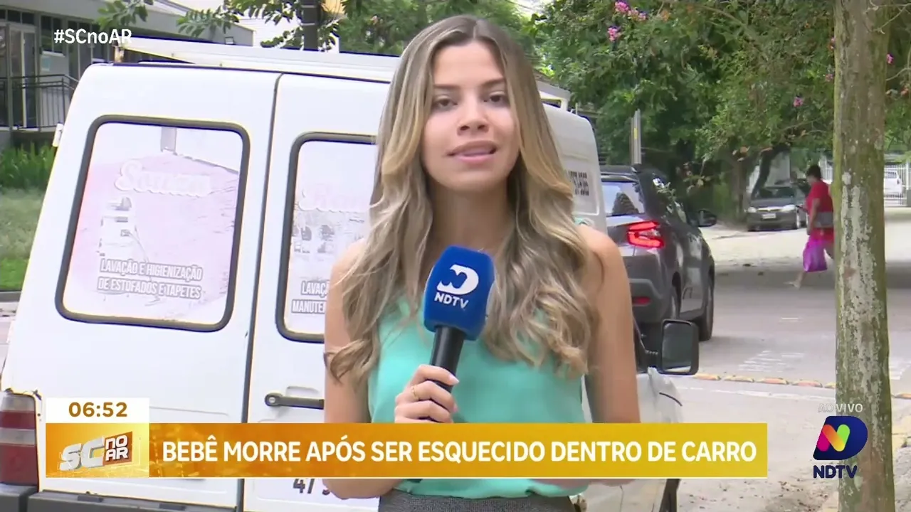 Bebê de um ano morre após ser esquecido no carro pela mãe em Canoinhas