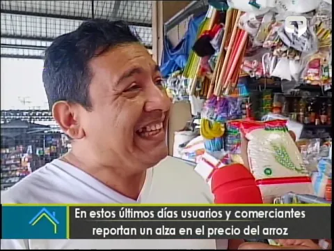 En estos últimos días usuarios y comerciantes reportan un alza en el precio del arroz
