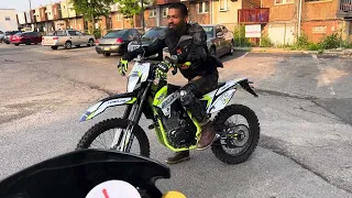 First wheelies on a 250 x pro Templar newbie