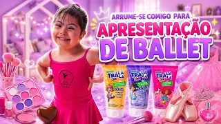 Arrume-se comigo para apresentação de ballet! 🩰🧑‍🩰