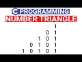 Triangle of Binary Numbers in C C Program to Print Triangle Pattern Using Numbers C Programs