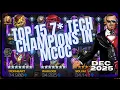 The BEST 15 TECH Champions Ranked! December 2025 MCOC Ranking Series Vid 8
