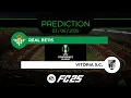 Real Betis vs Vitória S.C. - Prediction - 2024-25 UEFA Conference League - EA FC 25