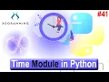 Time Module Fully Explained in Python Python Beginner to Advance in Hindi