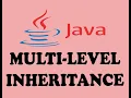 MULTI LEVEL INHERITANCE IN JAVA URDU HINDI