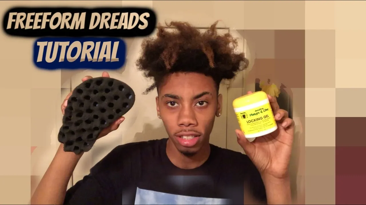 HOW TO GET FREE FORM DREADS HAIR TUTORIAL (FASTEST METHOD)