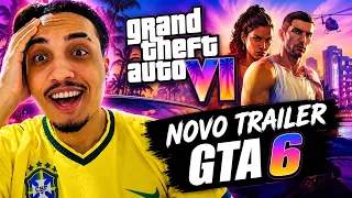 MINHA REAÇÃO AO NOVO TRAILER DO GTA 6