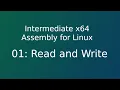 01 x64 asm Read and Write