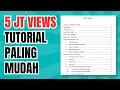 Download Lagu Cara Membuat Daftar Isi Makalah \u0026 Skripsi Secara Otomatis