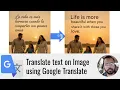 Translate text on Image using Google Translate