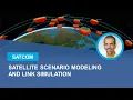Satellite Scenario Modeling and SatCom Link Simulation in MATLAB