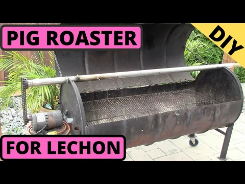 Download MP3 DIY. How to make Portable Pig Roaster For Lechon. With 55 Gallon Steel Drums.