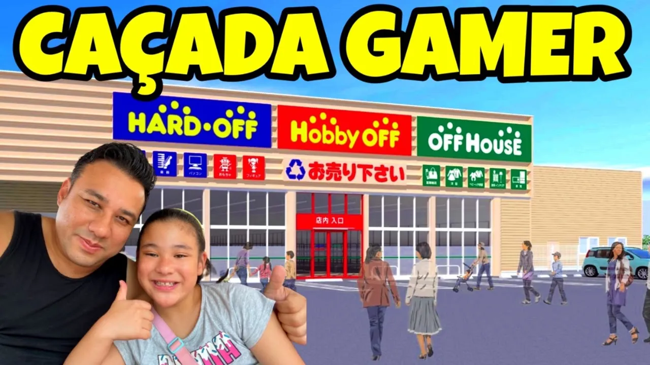 CAÇADA GAMER NO JAPÃO , COM SAT E PIKACHU