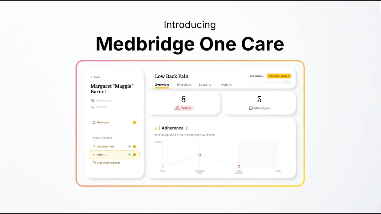 Medbridge One Care promo video