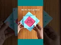 How to make paper photo frame origami photo frame