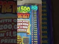 Nebraska Lottery 1500 Frenzy entire Book Part 10 very weird prize won